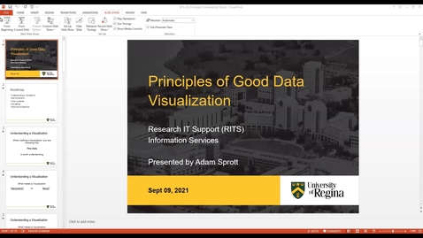 Thumbnail for entry RITS Webinar: Principles of Good Data Visualization - Sep 9, 2021