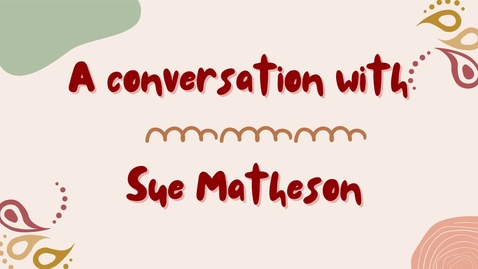 Thumbnail for entry OLRL - Sue Matheson Author Visit and Q&amp;A