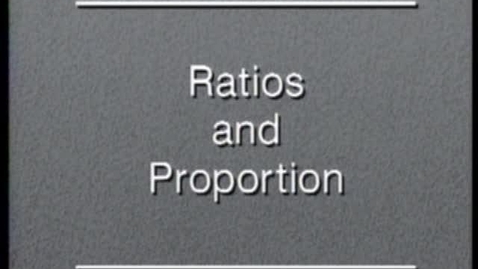 Thumbnail for entry Mathematics in the Plant - Ratios &amp; Proportions
