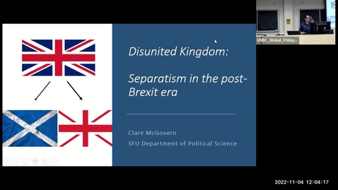 Thumbnail for entry The Disunited Kingdom: Separatism in the Post-Brexit Era