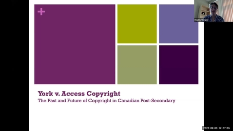Thumbnail for entry York University v. Access Copyright - September 3 2021