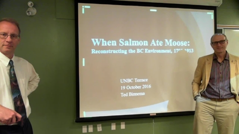 Thumbnail for entry Ted Binnema - &quot;When Salmon Ate Moose: Exploring the Reasons for the Absence of Moose in Northwestern America, 1793 - 1900&quot;