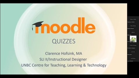 Thumbnail for entry CTLT Workshop - Moodle Quizzes - Jan 24th, 2024