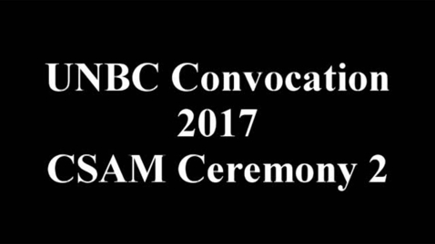 Thumbnail for entry CSAM Convocatio 2017