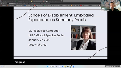 Thumbnail for entry Echoes of Disablement: Embodied Experience as Scholarly Praxis