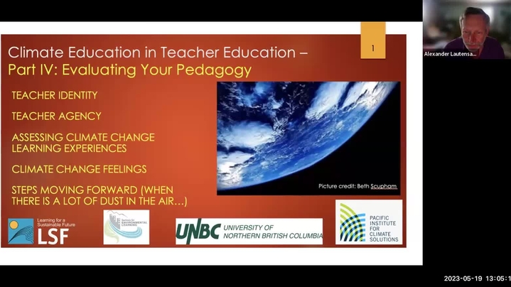 Thumbnail for channel Climate Education in Teacher Education