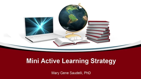 Thumbnail for entry Mini Active Learning Strategy