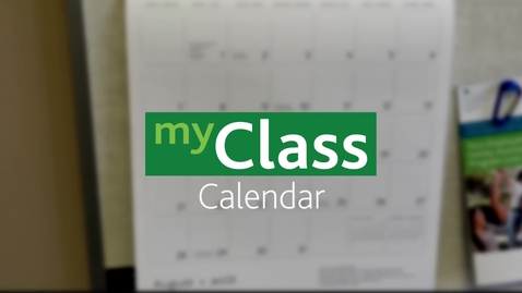 Thumbnail for entry myClass' Calendar
