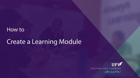 Thumbnail for entry LearningModule