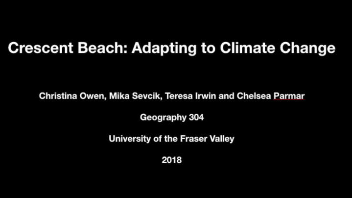 Thumbnail for channel GEOG-304 - Coasts and Climate Change