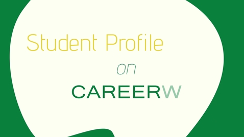 Thumbnail for entry CareerLink Student Profile