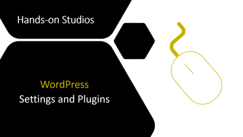 Thumbnail for entry WordPress Settings and Plugins - V6
