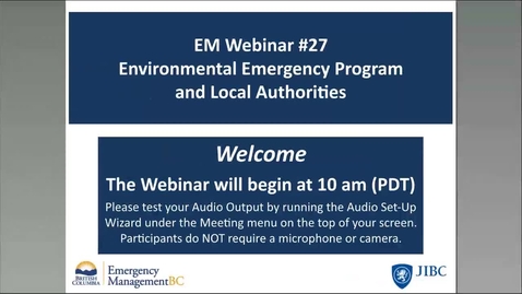 Thumbnail for entry Environmental Emergency Program and Local Authorities