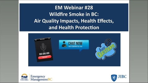 Thumbnail for entry Health Emergency Management BC: Season Readiness Wildfire Smoke