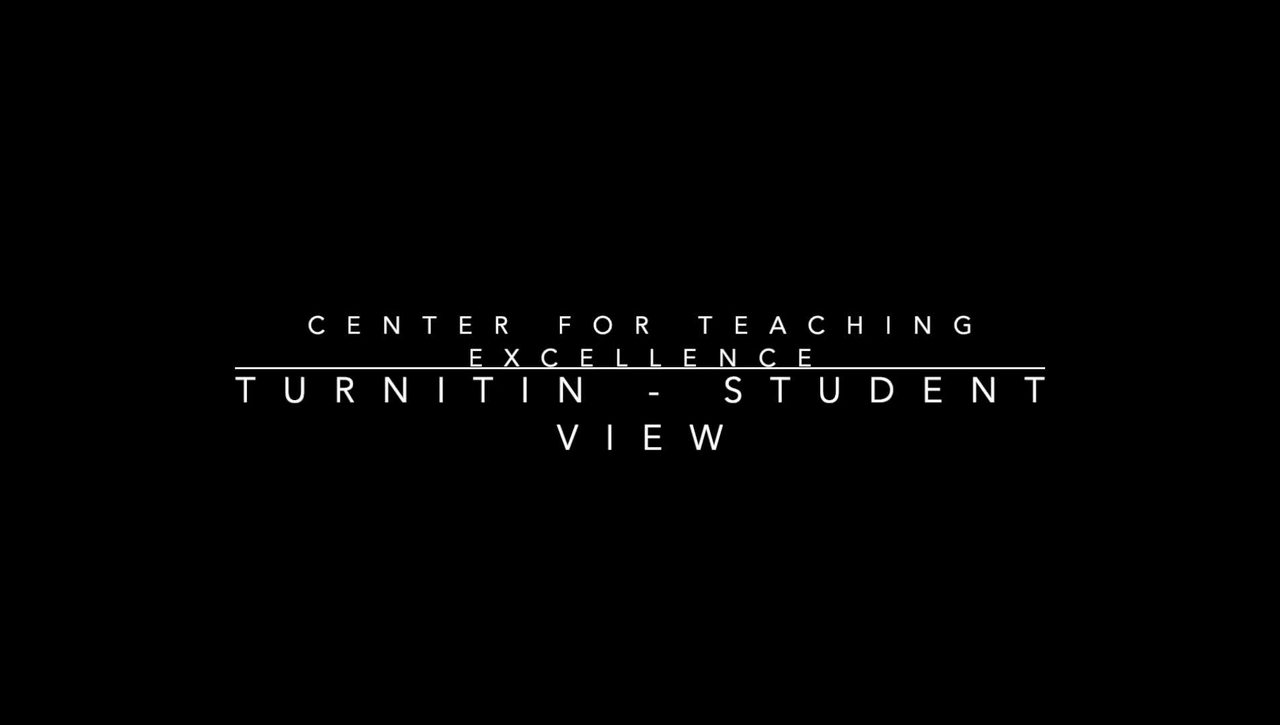 Turnitin - Student View