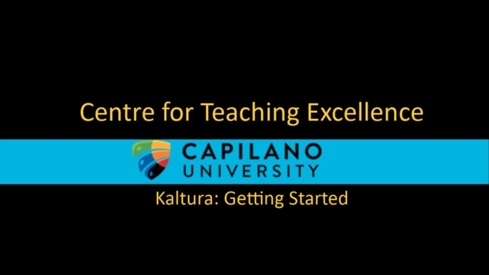 Learning Kaltura episode 1 How to Log in to Kaltura