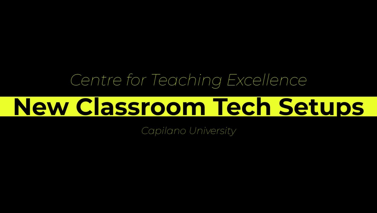 Classroom Upgrades: New Tech Setups