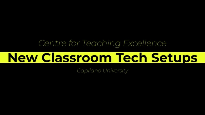 Classroom Upgrades: New Tech Setups