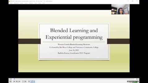 Thumbnail for entry Blended Learning Showcase 2021: 04 Radhika Kumar
