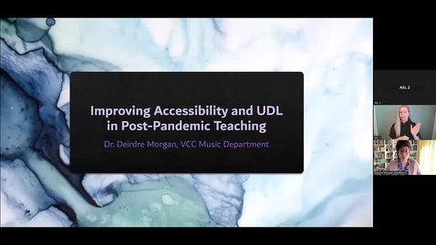 Thumbnail for entry Improving Accessibility and UDL (TLR Symposium 2023 - Day 1, #4)