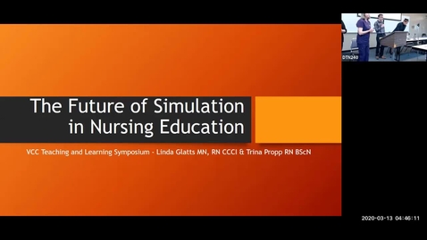 Thumbnail for entry Teaching Learning Symposium 2020: #02, Future of Simulation in Nursing Education