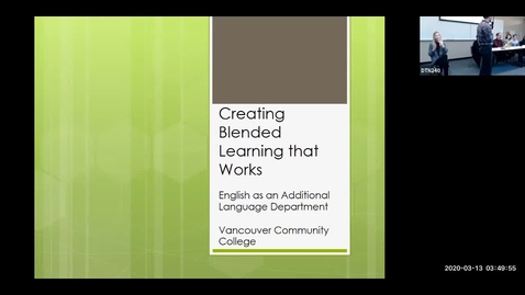 Thumbnail for entry Teaching Learning Symposium 2020: #08, Blended Learning