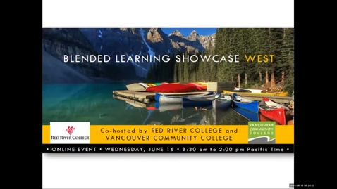 Thumbnail for entry Blended Learning Showcase 2021: 01 Elder and Welcome