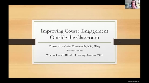 Thumbnail for entry Blended Learning Showcase 2021: 02 Course Engagement