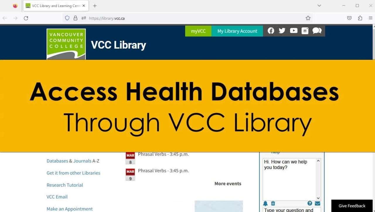 Accessing Health Databases