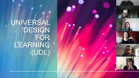 Thumbnail for entry Supporting Students with Disabilities: Universal Design for Learning