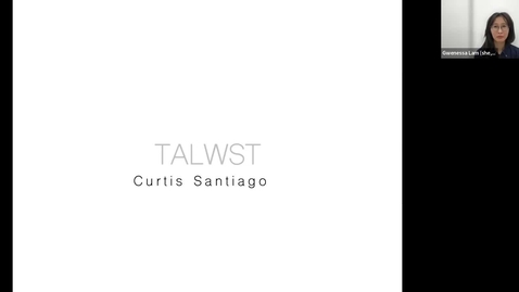 Thumbnail for entry Studio Talk with Curtis Talwst Santiago
