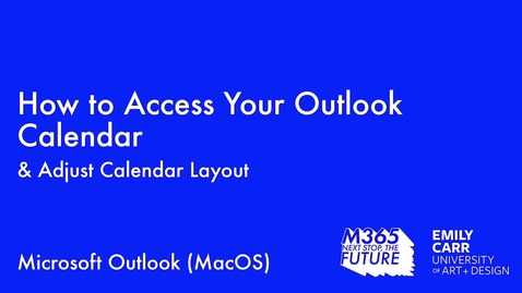 Thumbnail for entry How to Access Your Outlook Calendar