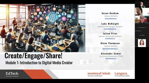 Thumbnail for entry DMC Module1: Create/Engage/Share. Introduction to DMC.