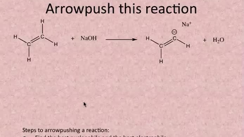 Thumbnail for entry E - Exercise 3: Arrowpush the Reaction of Ethylene and NaOH
