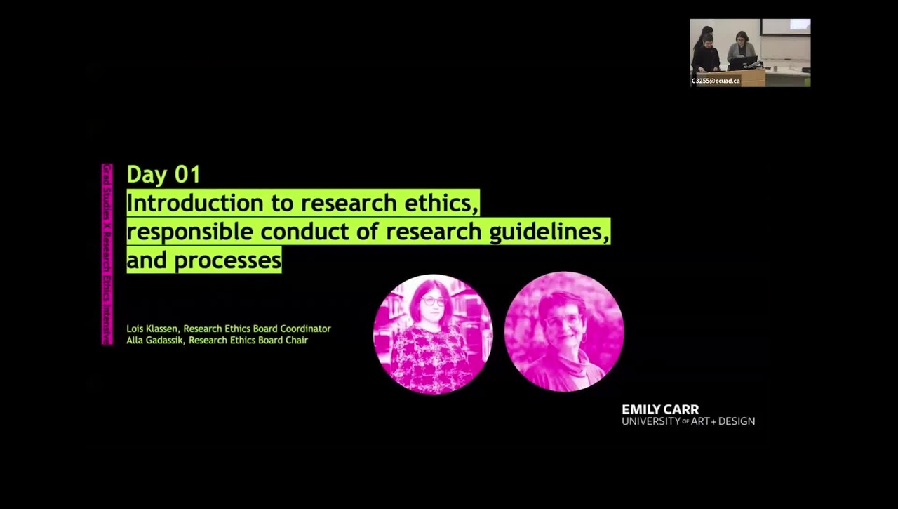 GS x RE:  Introduction to “Research Ethics” and “Responsible Conduct of Research” 