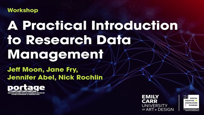 Portage Network,  A Practical Introduction to Research Data Management
