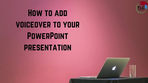 Thumbnail for entry How to Add Voiceover to your PowerPoint Presentation