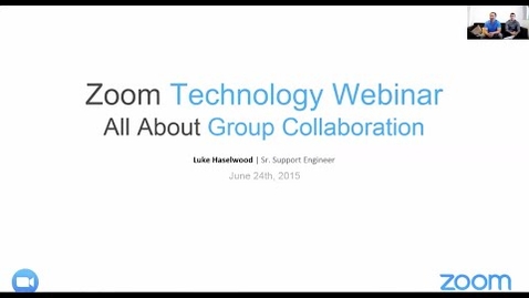 Thumbnail for entry Technology Webinar: All About Group Collaboration