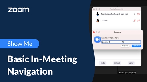 Thumbnail for entry Basic In-Meeting Navigation