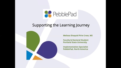 Thumbnail for entry Understanding PebblePad