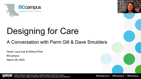 Thumbnail for entry BCcampus Online Book Club: A Conversation with Parm Gill and Dave Smulders (March 28, 2023)