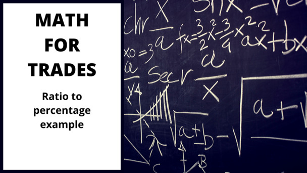 Thumbnail for the embedded element &quot;Ratios to percentage example&quot;