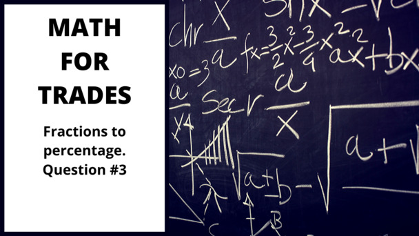 Thumbnail for the embedded element &quot;Fractions to percent question #3&quot;
