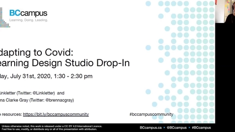 Thumbnail for entry Adapting to COVID-19: Learning Design Studio Drop-in