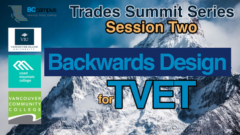 Thumbnail for entry Trades and Vocational Education Summit Series (November 9, 2020)