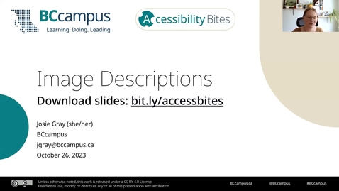 Thumbnail for entry Accessibility Bites 2: Image Descriptions