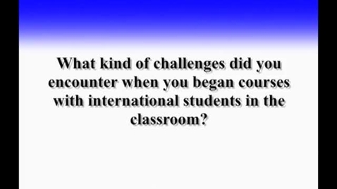 Thumbnail for entry Culturally Diverse Learners - Student Interviews 