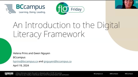 Thumbnail for entry FLO  Friday: An Introduction to the Digital Literacy Framework (April 19, 2024)