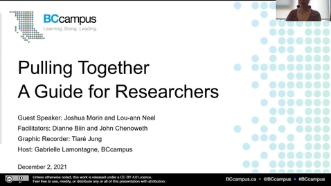 Thumbnail for entry 4. Pulling Together: A Guide for Researchers (Dec. 2, 2021)