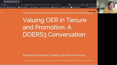 Thumbnail for entry Making OER Count: Incorporating OER into the Tenure and Promotion Process